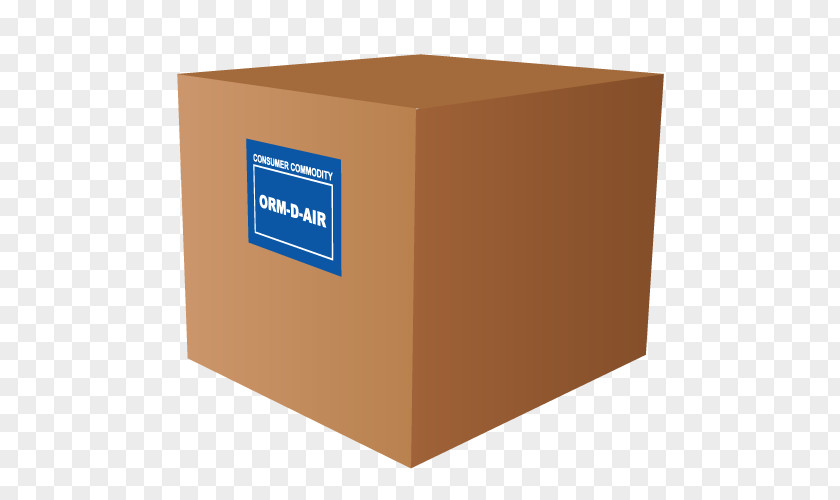 Classified Label Box ORM-D Sticker PNG
