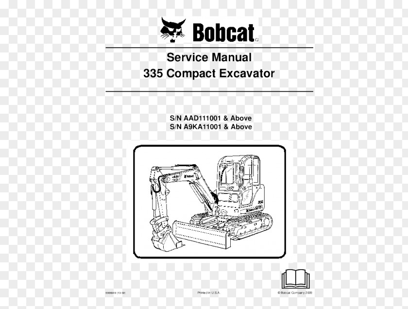 Compact Excavator Bobcat Company Owner's Manual Product Manuals Caterpillar Inc. PNG