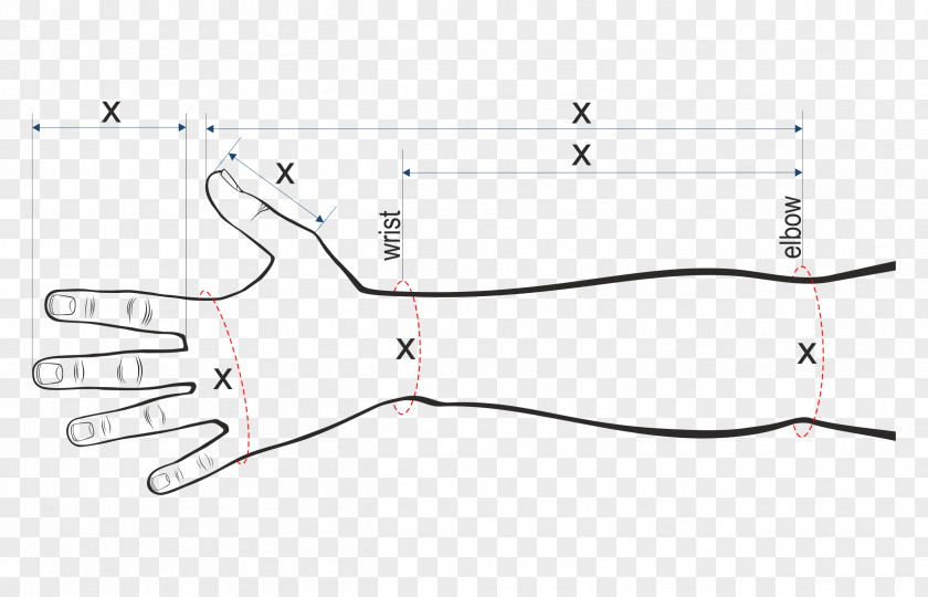 Line Finger Point PNG