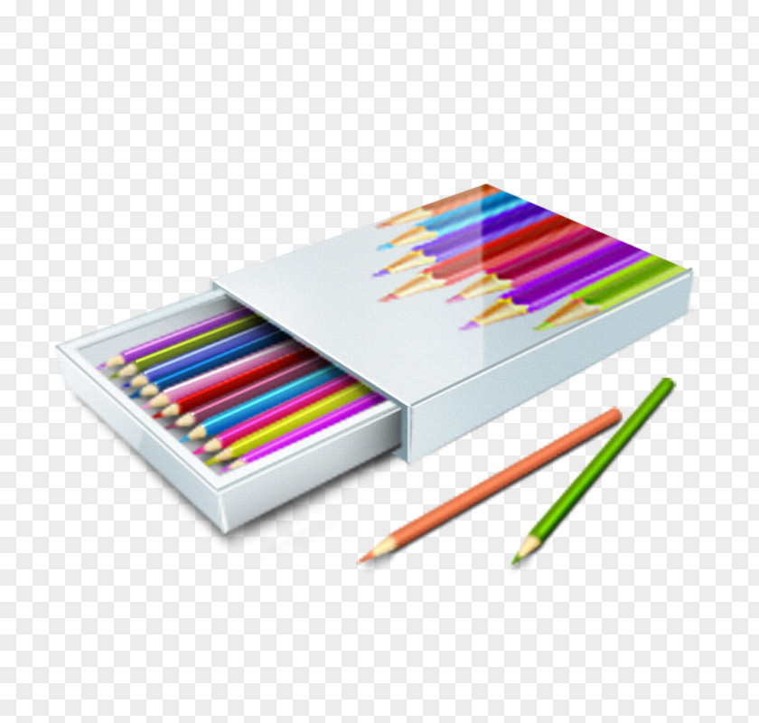 Pencil Drawing Color PNG