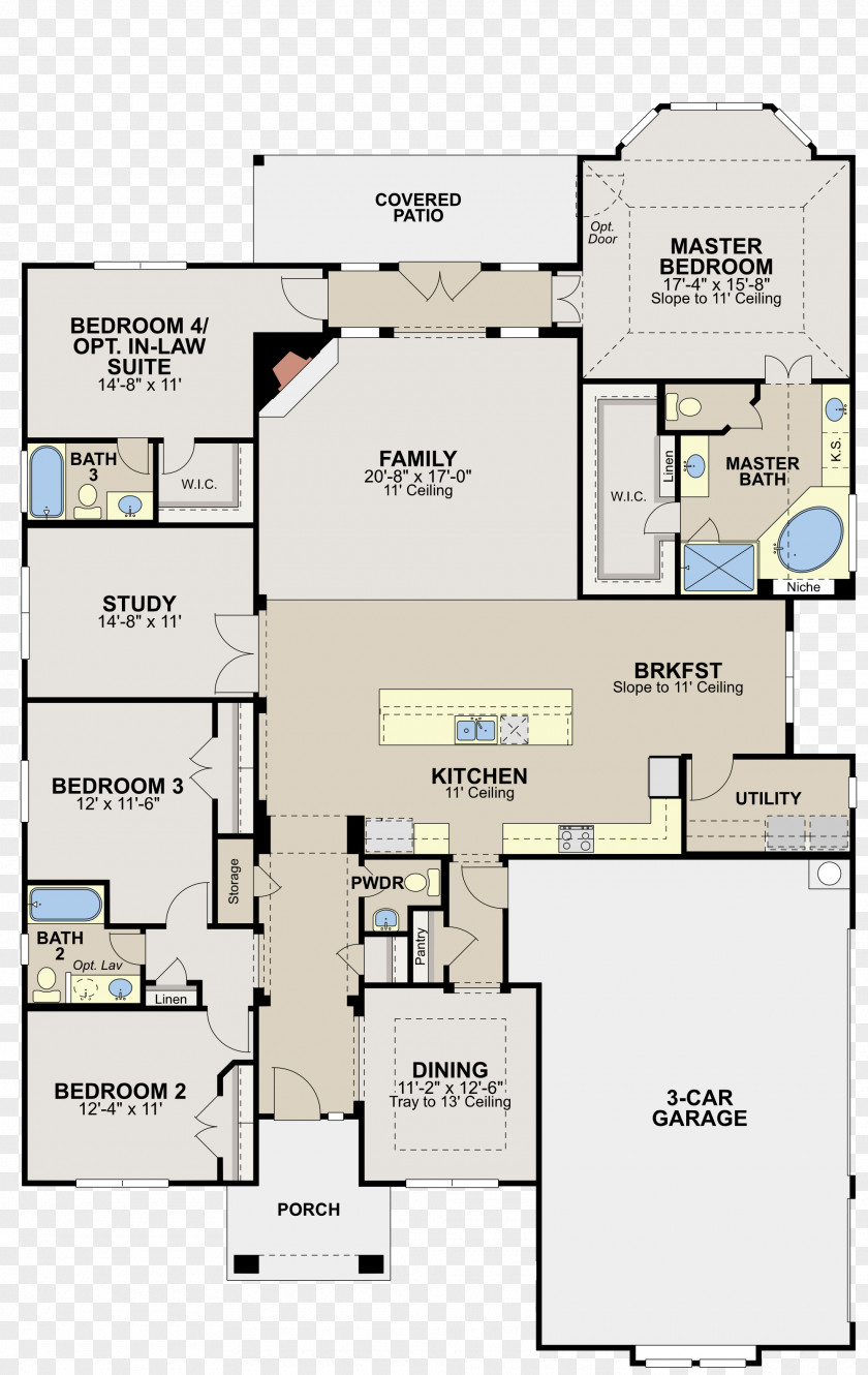 House Floor Plan Manor Saratoga Hills By Ryland Homes PNG