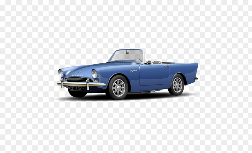 James Bond Sunbeam Alpine Car Tiger PNG