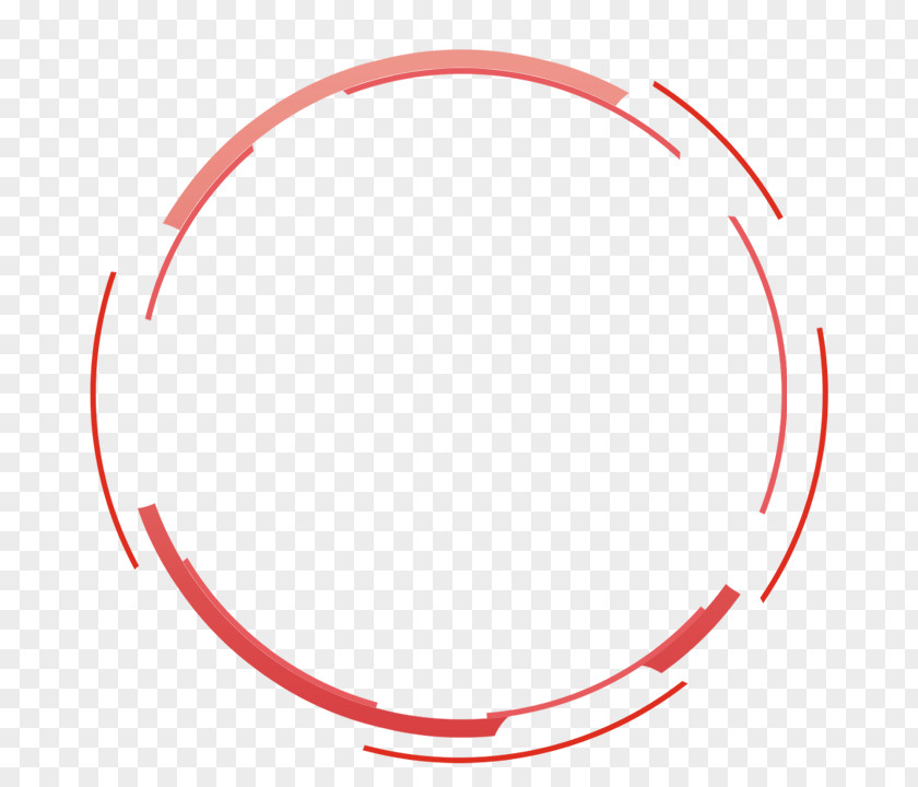Red Simple Circle Border Texture Adobe Fireworks PNG