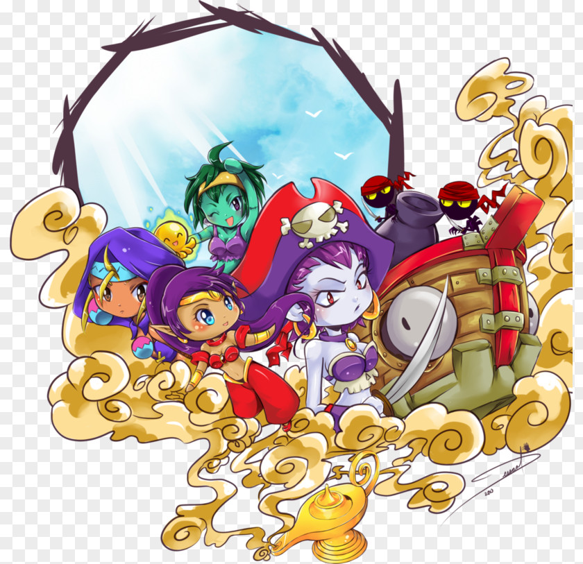 Shantae: Risky's Revenge Half-Genie Hero Fan Art PNG