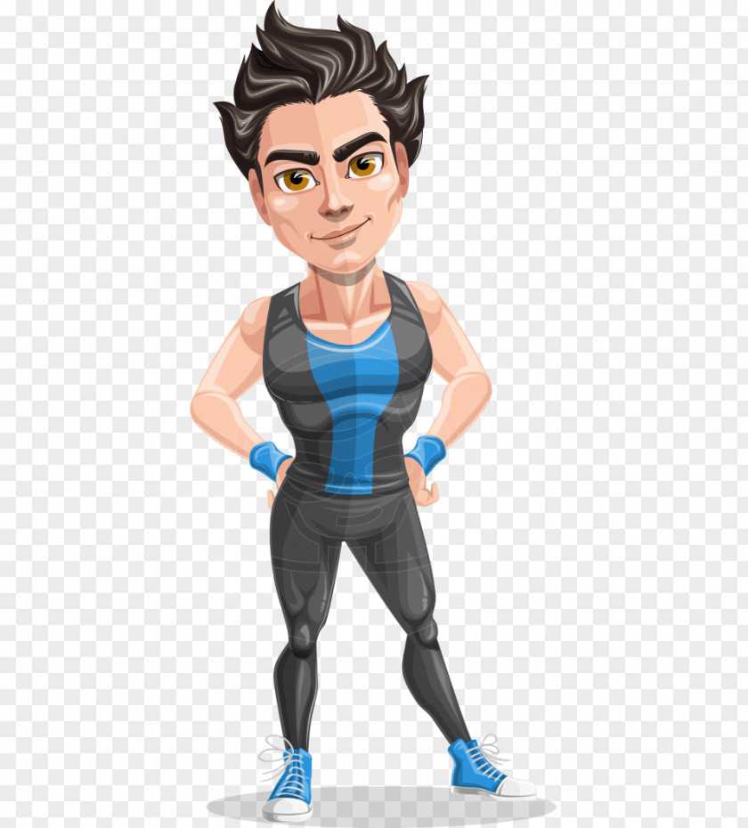 Vector Business Man Don Bell Cartoon Physical Fitness Character PNG