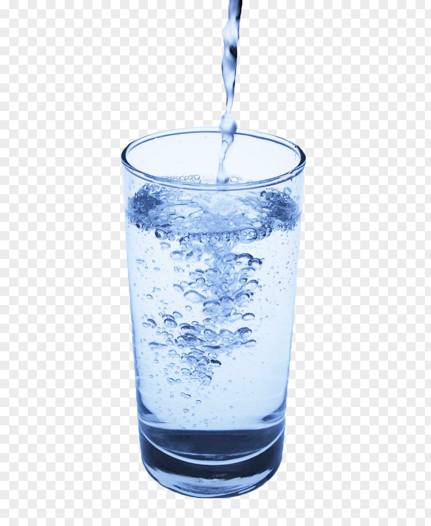 Blue Cup Water Bubble PNG