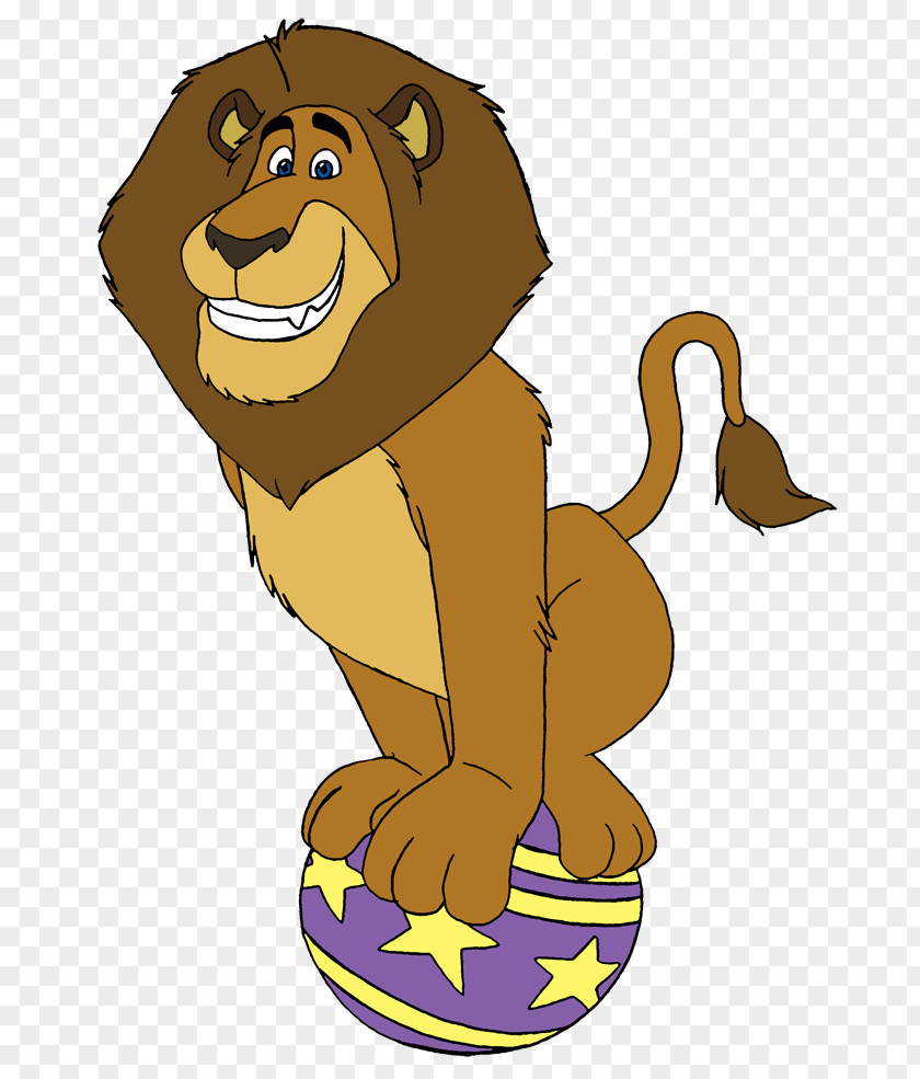 Cartoon Circus Lion Taming Clip Art PNG