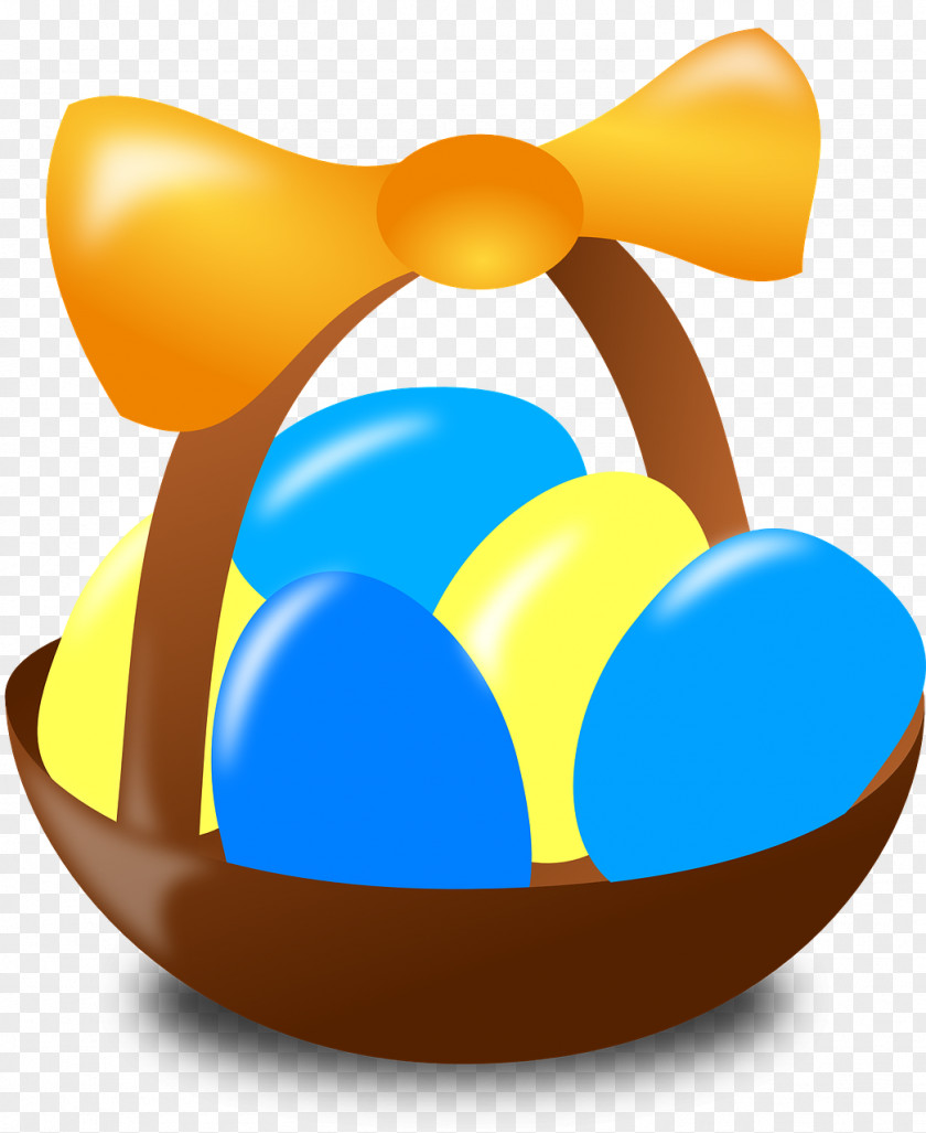 Egg Easter In The Basket Clip Art PNG