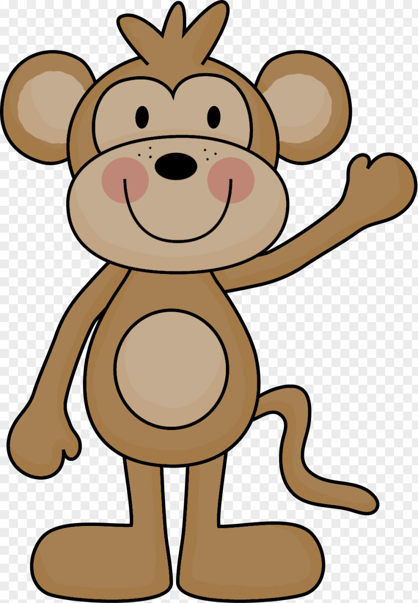 Baby Monkey Computer Lab Data Clip Art PNG