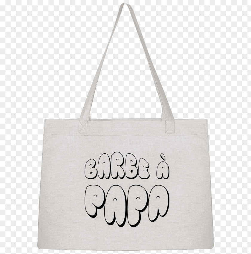 Barbe A Papa T-shirt Tote Bag Handbag Shopping PNG