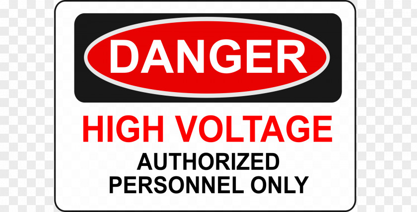 High Voltage Hazard Warning Sign Clip Art PNG