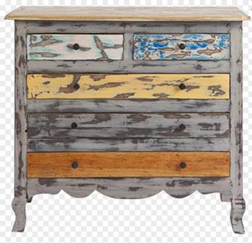 Table Drawer Wood Stain Commode Furniture PNG