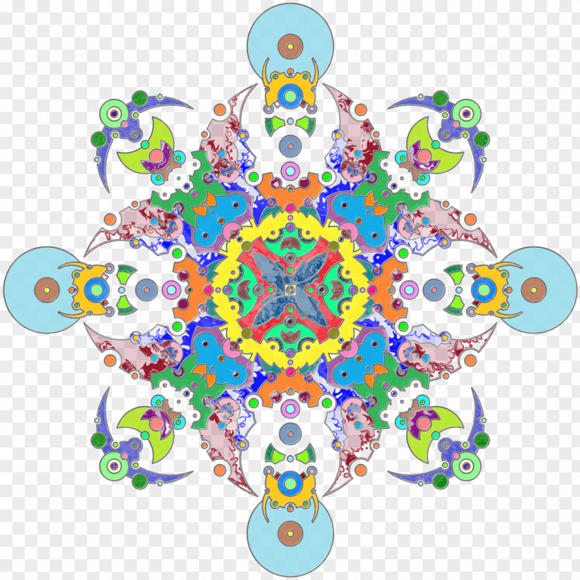 Dynamic Pattern Symmetry Circle PNG