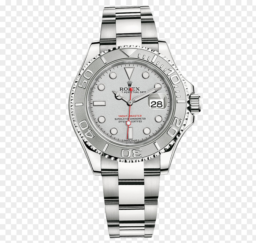 Silver Rolex Watch Male Yacht-Master II Datejust Daytona PNG