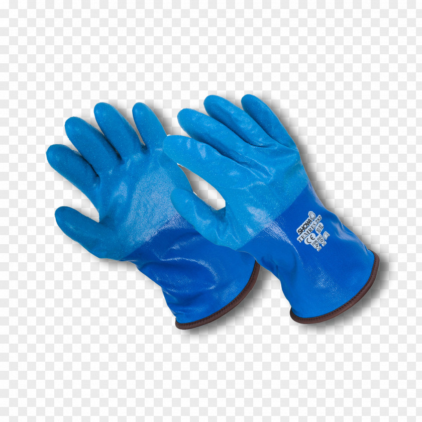 Thermo Medical Glove Cobalt Blue PNG