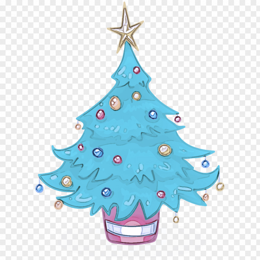 Tree Turquoise Christmas PNG