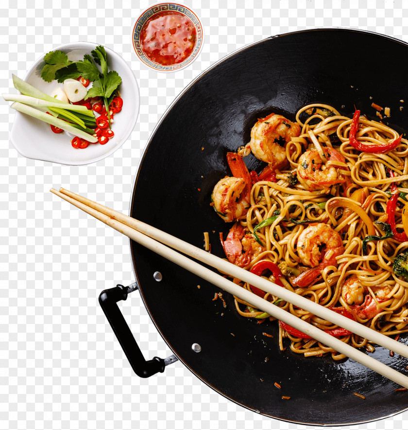Vegetable Asian Cuisine Pasta Stir Frying Noodle Wok PNG