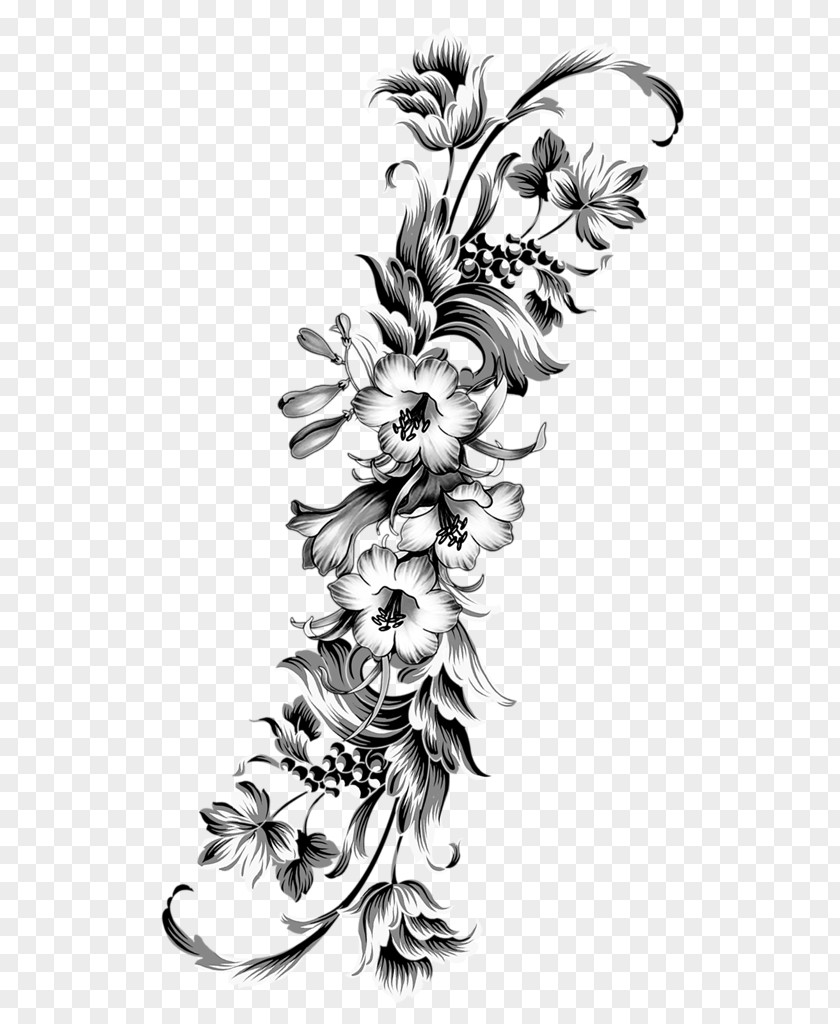 Botanical Flower Tattoos Arm Tattoo Artist Drawing Centerblog PNG