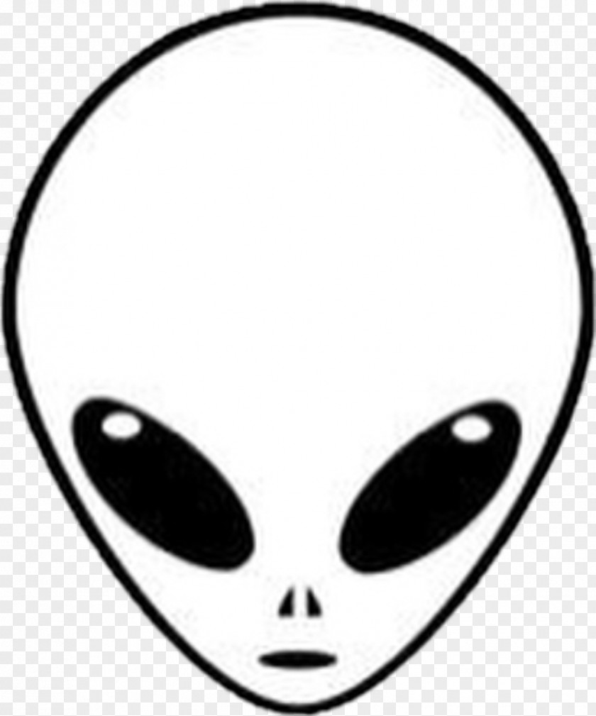 Coloring Book Blackandwhite Alien Cartoon PNG