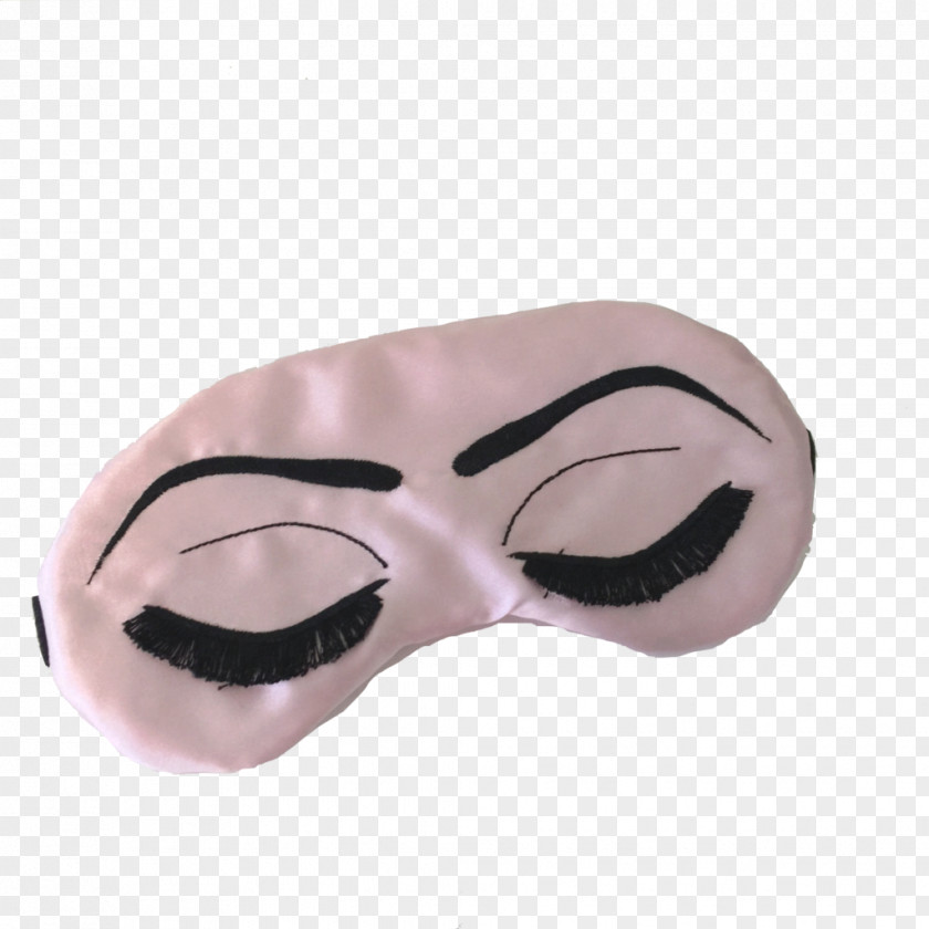 Mask Blindfold Goggles Blue White PNG