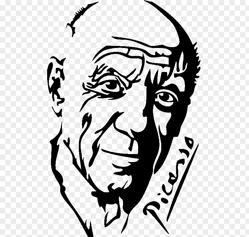 Picasso Wall Decal Picasso: 16 Art Stickers Drawing Clip PNG