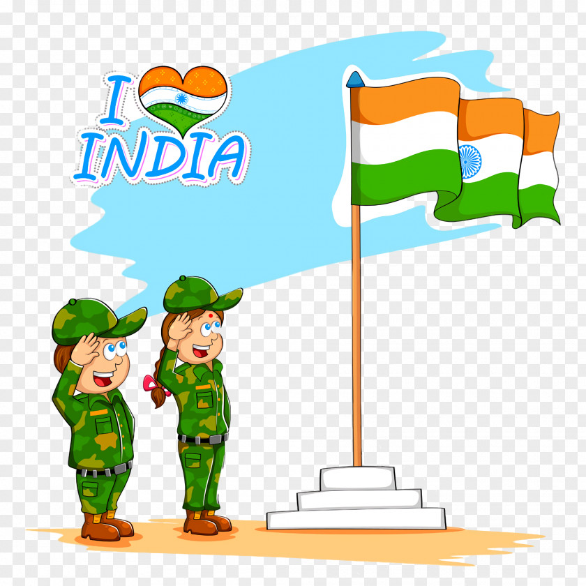 Saint Patricks Day Cartoon India Independence Flag PNG