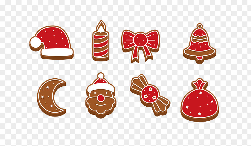 Christmas Gingerbread Man House Icing PNG