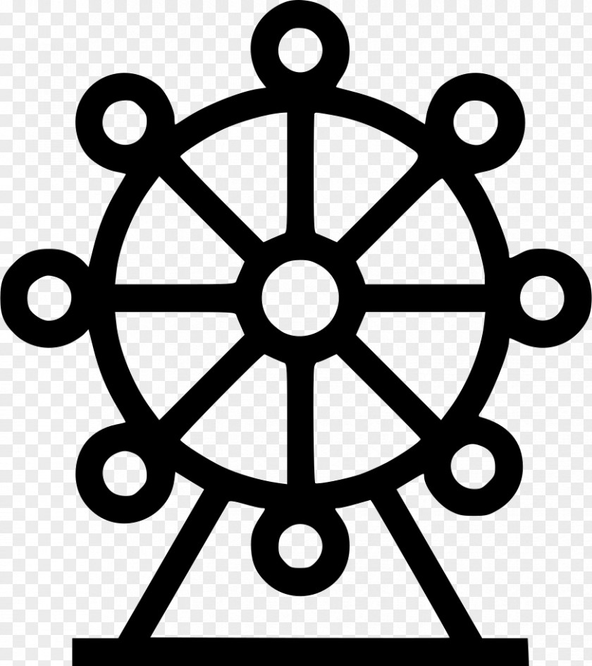 Ferris Wheel Symbol Columbus Day Clip Art PNG