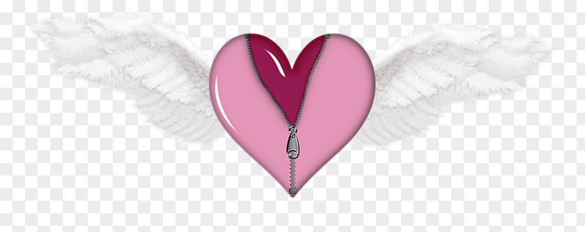 Love Zipper Angels Heart PNG