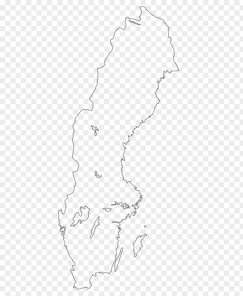 Map Union Between Sweden And Norway Blank Clip Art PNG