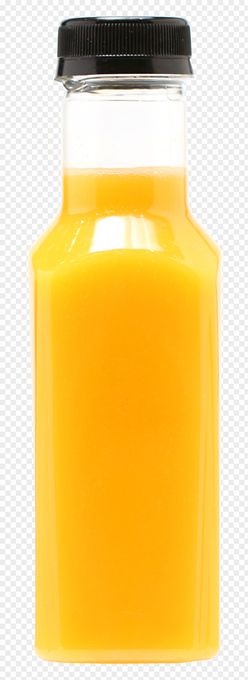 A Bottle Of Juice Orange Drink Glass Liquid PNG