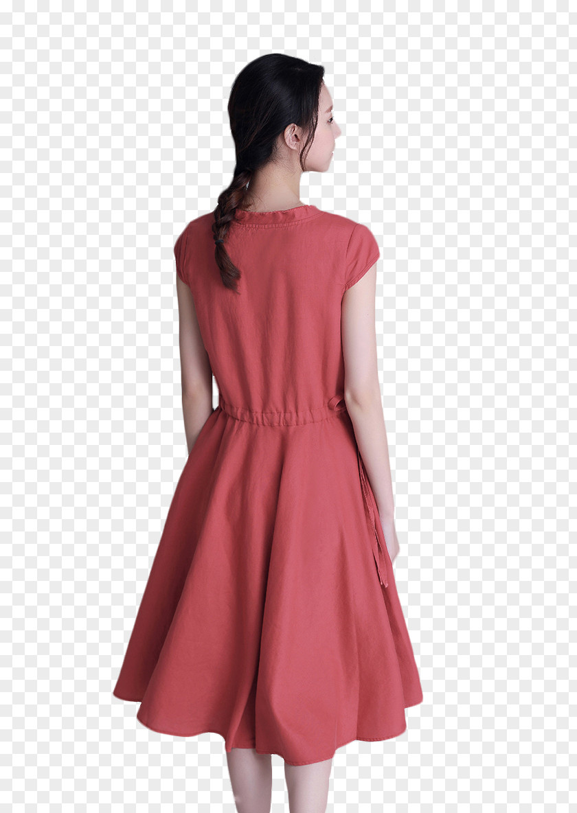 Casual Cotton Dress Designer PNG