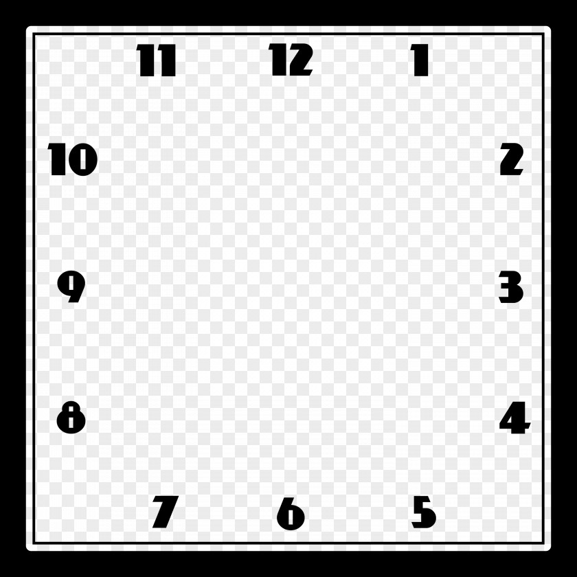 Clock Templates Wall White Clip Art PNG