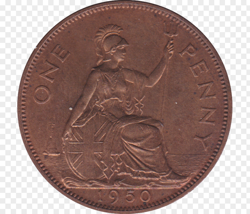 Coin Penny Copper 0 Bronze Medal PNG