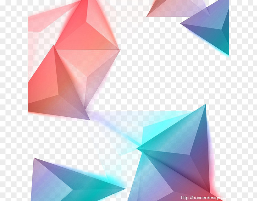 Diamond Glare Polygon Triangle Abstract Art Illustration PNG