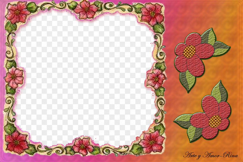Patio Flower Floral Design Picture Frames Photography PNG