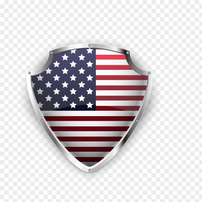 American Flag Shield Vector Material United States Euclidean Icon PNG