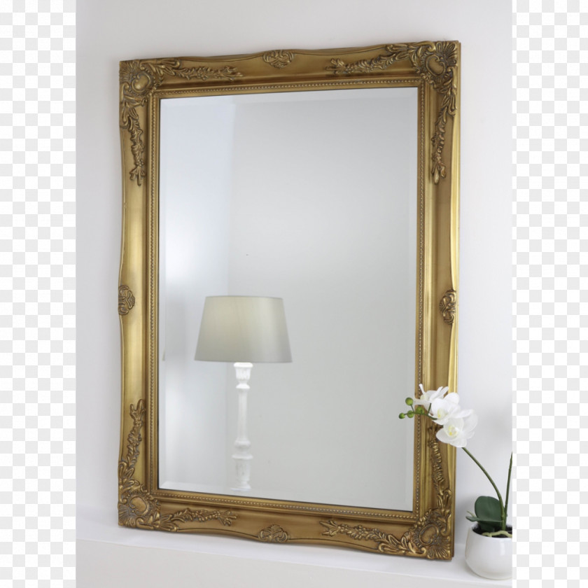 Classical Lamps Mirror Picture Frames Rectangle Silver PNG
