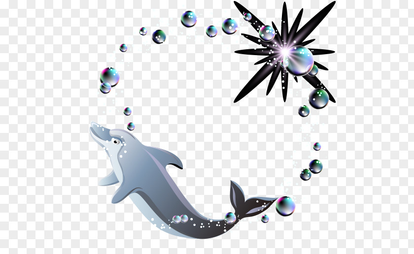 Cool Dolphins Clip Art PNG