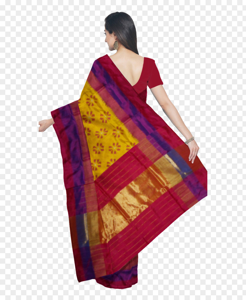 Handloom Silk Bhoodan Pochampally Textile Kanchipuram Sari PNG