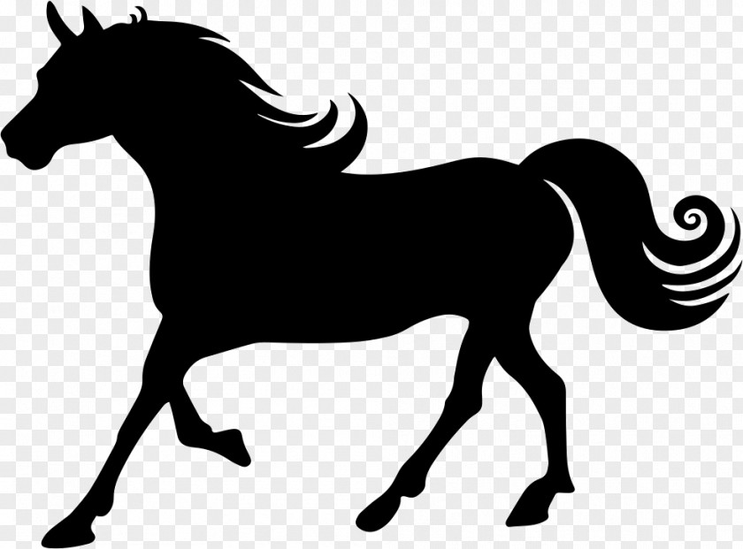 Mustang Silhouette Clip Art PNG