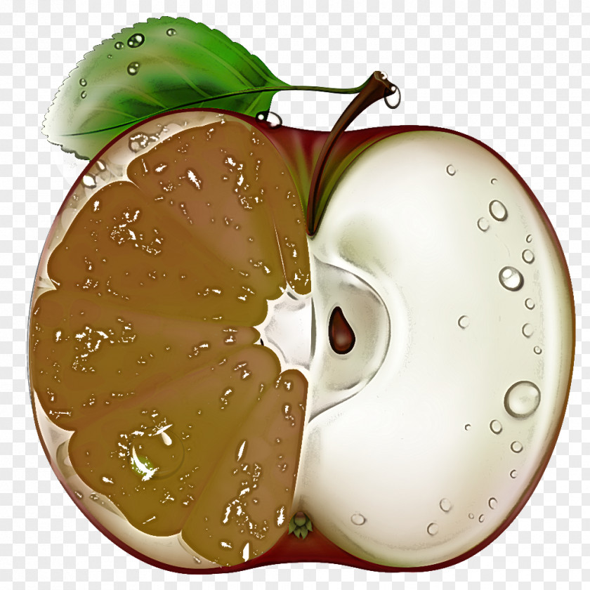 Dew Apple Water Food Plant Fruit Bagel PNG