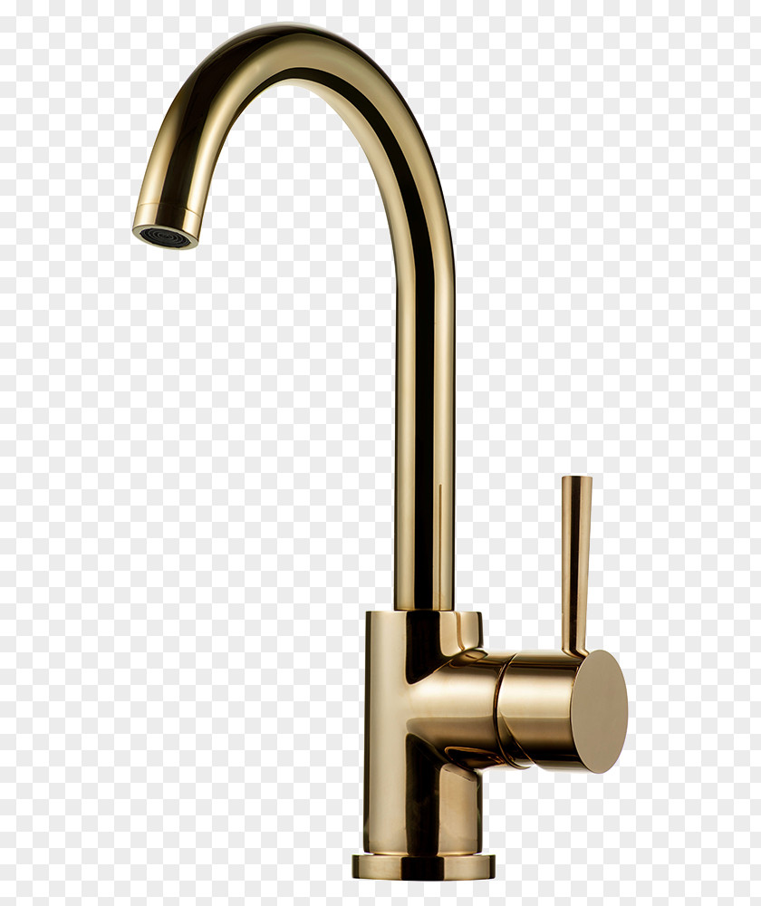 Kitchen Tap Sink Copper Brass PNG