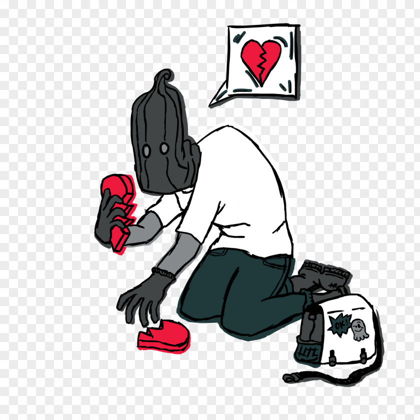 Broken Heart Mammal Shoe Clip Art PNG