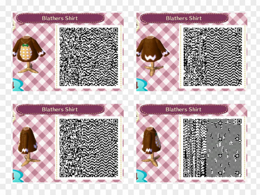 T-shirt Animal Crossing: New Leaf Happy Home Designer QR Code Sweater PNG
