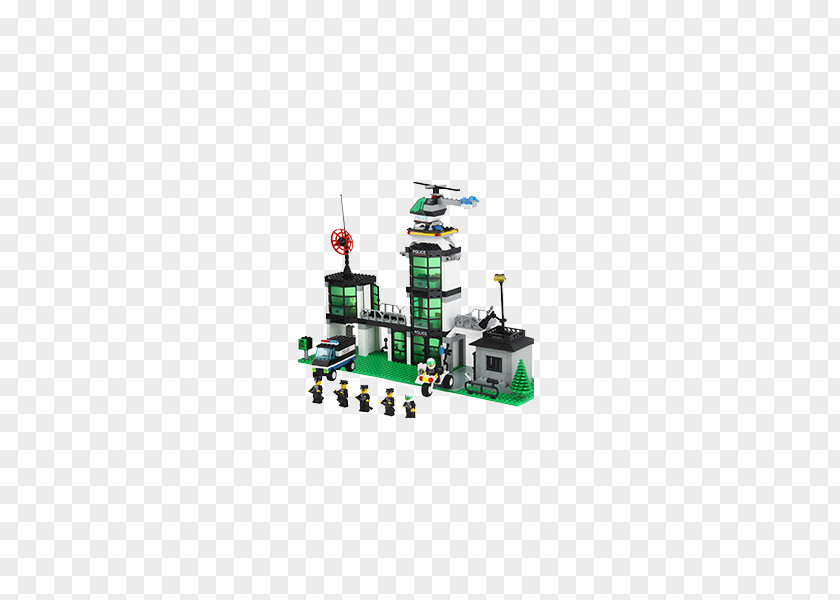 Toy Block Lego Minifigure Police Station PNG