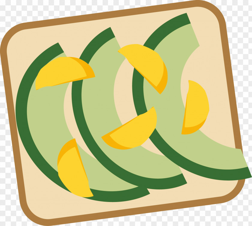 Vector Melon Bread Clip Art PNG