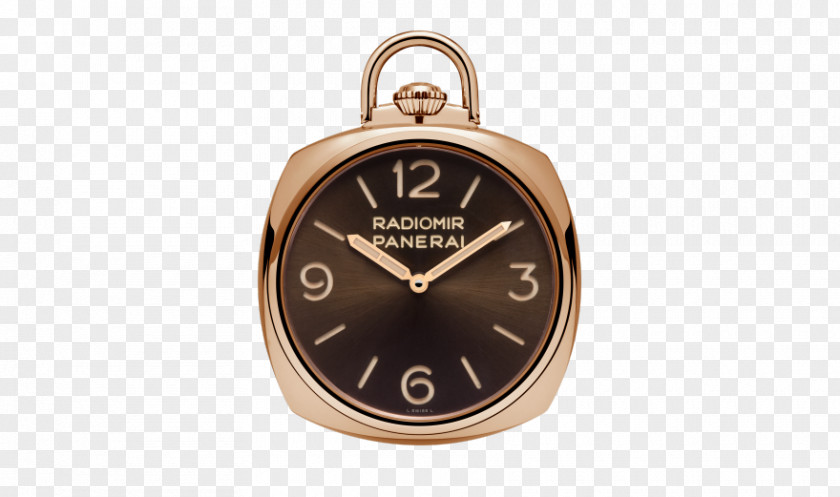 Watch Pocket Panerai Gold PNG