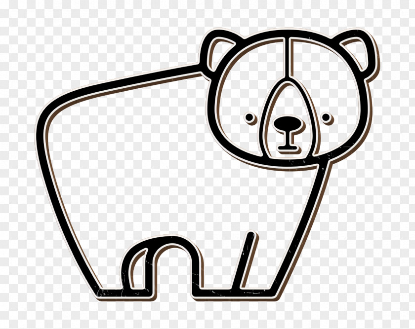 Bear Icon Forest Animals PNG