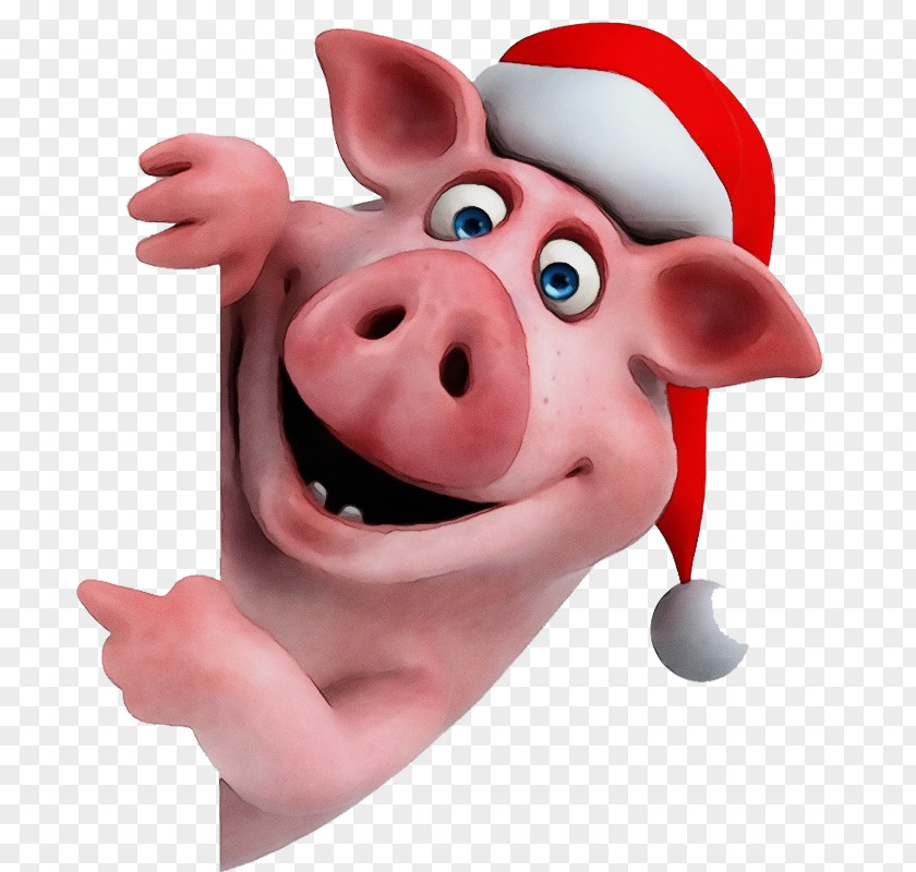 Livestock Snout Domestic Pig Suidae Clip Art Cartoon Animated PNG